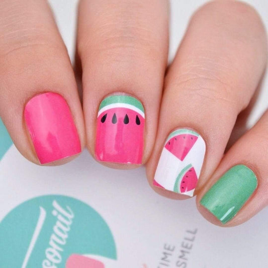 Watermelon - Nail Polish Wraps