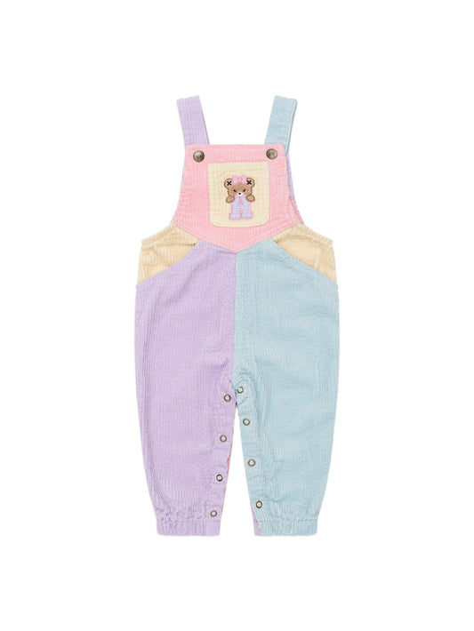 Blush Colour Block Overalls