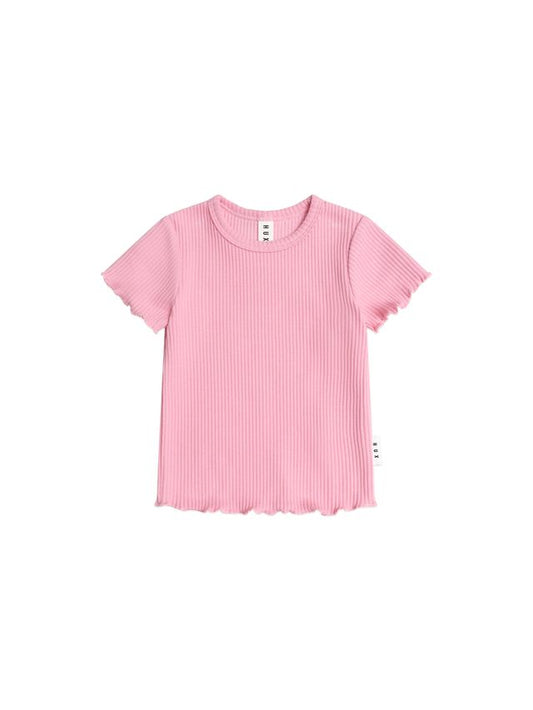 Pink Rib Tee