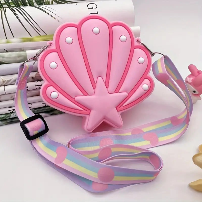 Silicone Clam Handbag