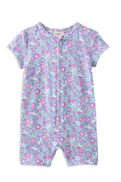 Pretty Posy Zip Romper