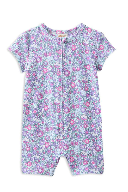 Pretty Posy Zip Romper