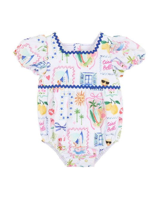 Summer Vacay Puff Sleeve Bodysuit