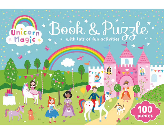 Unicorn Magic Book & Puzzle