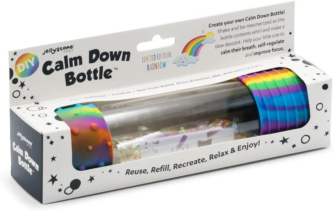 DIY Calm Down Bottle - Rainbow