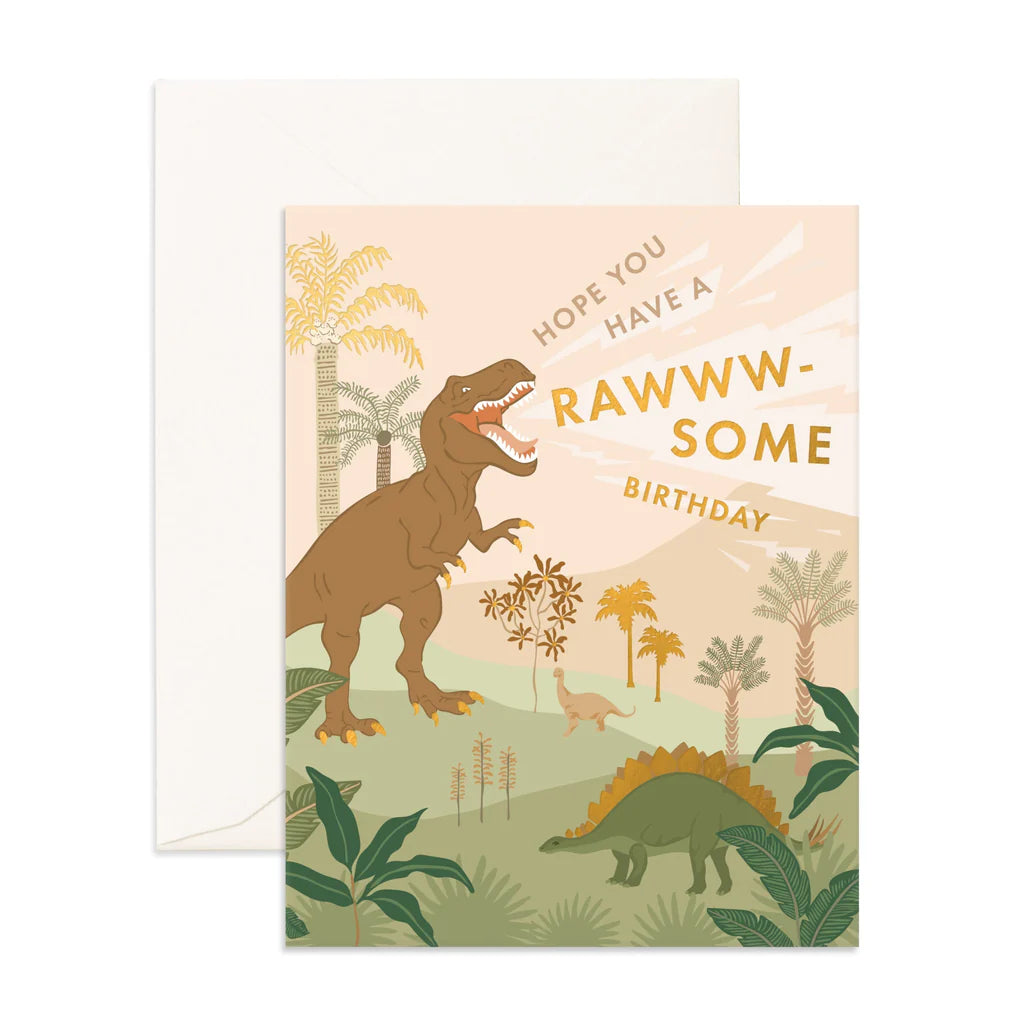 Raw-some Birthday Greeting Card