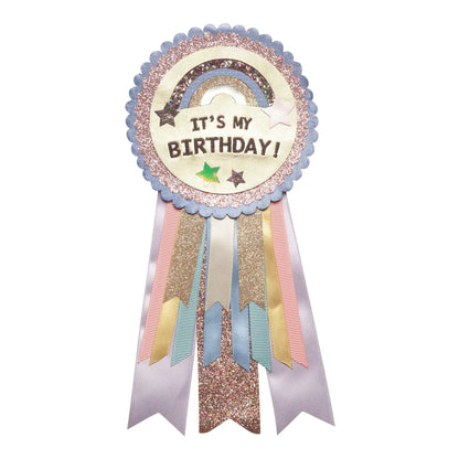 Birthday Rosette - Space Unicorn