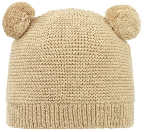 Organic Beanie Snowy - Driftwood