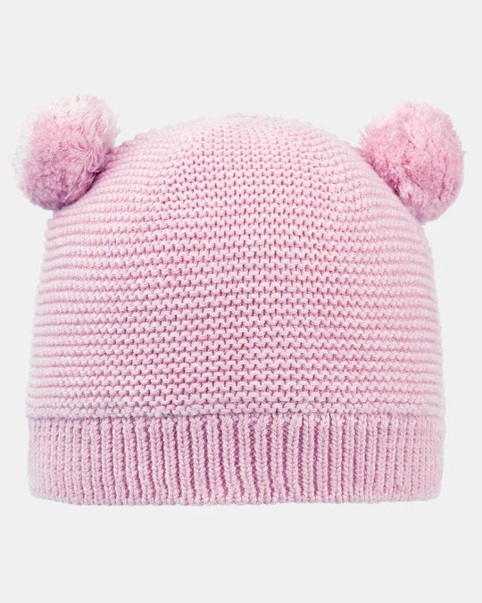 Organic Beanie Snowy - Lavender