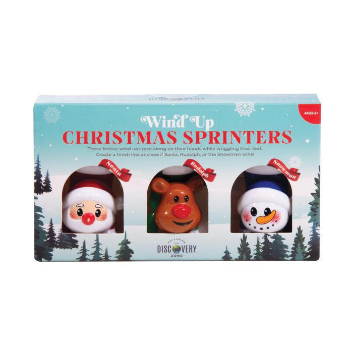Wind Up Christmas Sprinters (Set of 3)