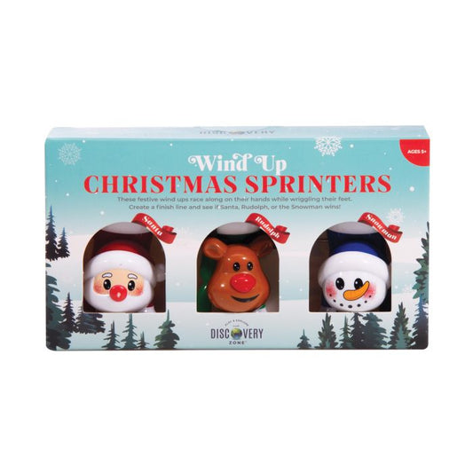 Wind Up Christmas Sprinters (Set of 3)