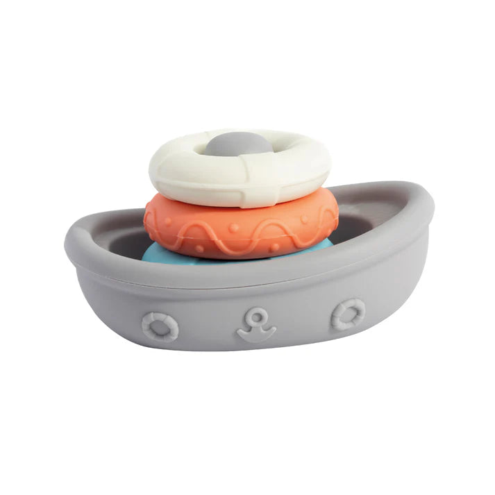 Silicone Boat Stacking Toy