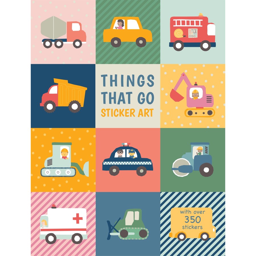 Things That Go Sticker Art