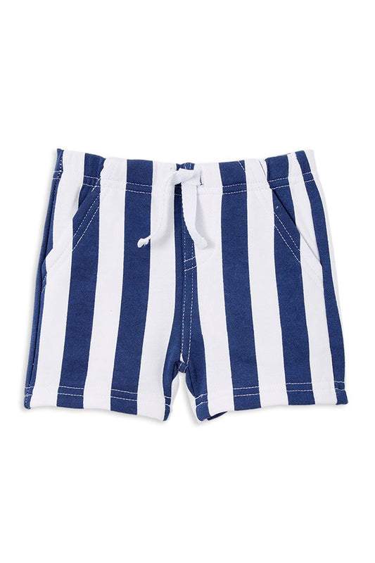 Stripe Fleece Short