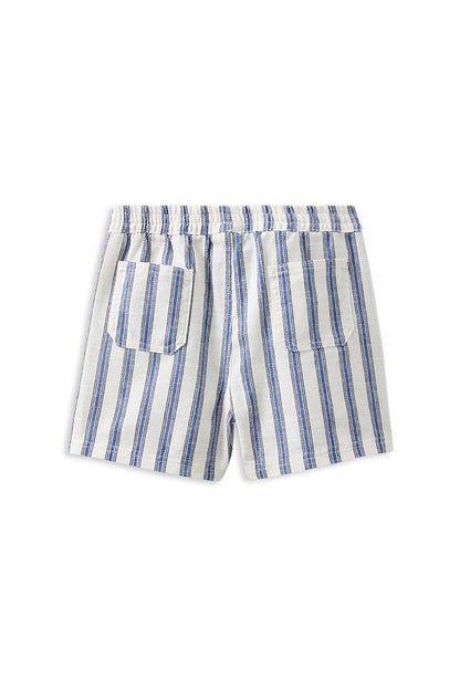 Stripe Linen Short