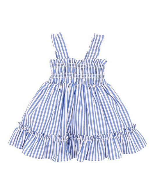 Summer Vacay Blue Stripe Dress