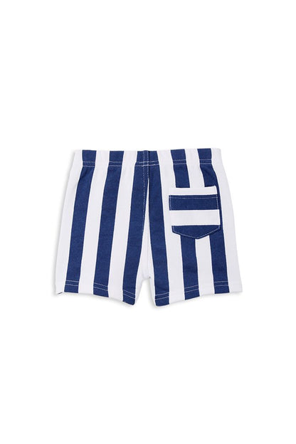 Stripe Fleece Short