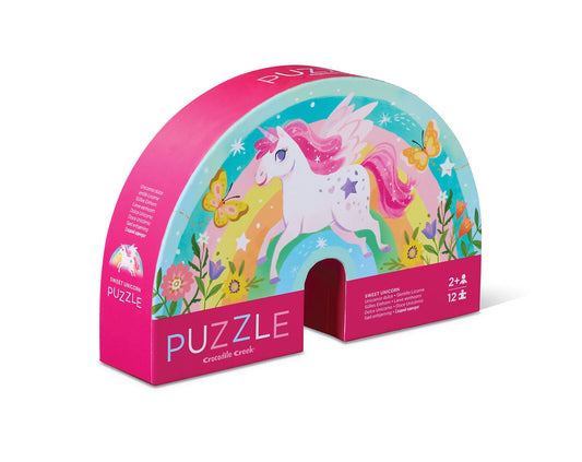 Mini Puzzle 12pc -Sweet Unicorn