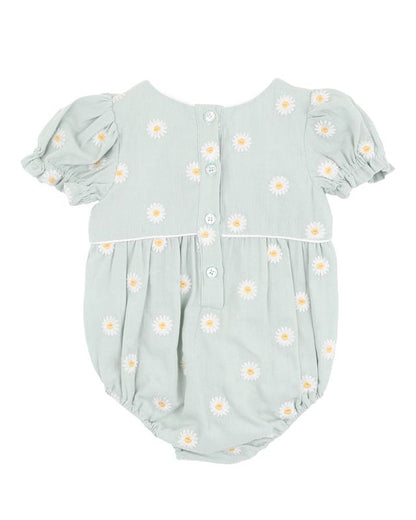 Tess Embroidered Daisy Bodysuit