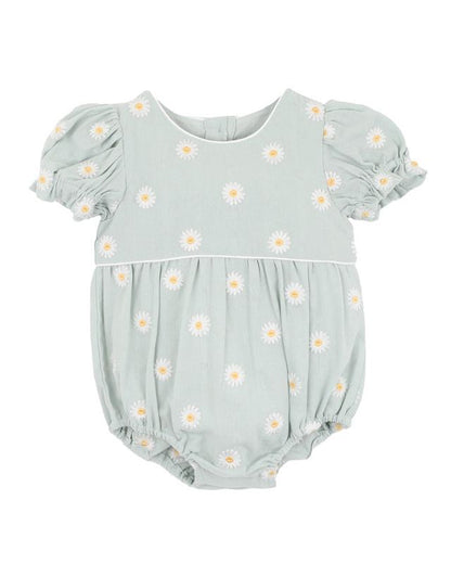 Tess Embroidered Daisy Bodysuit