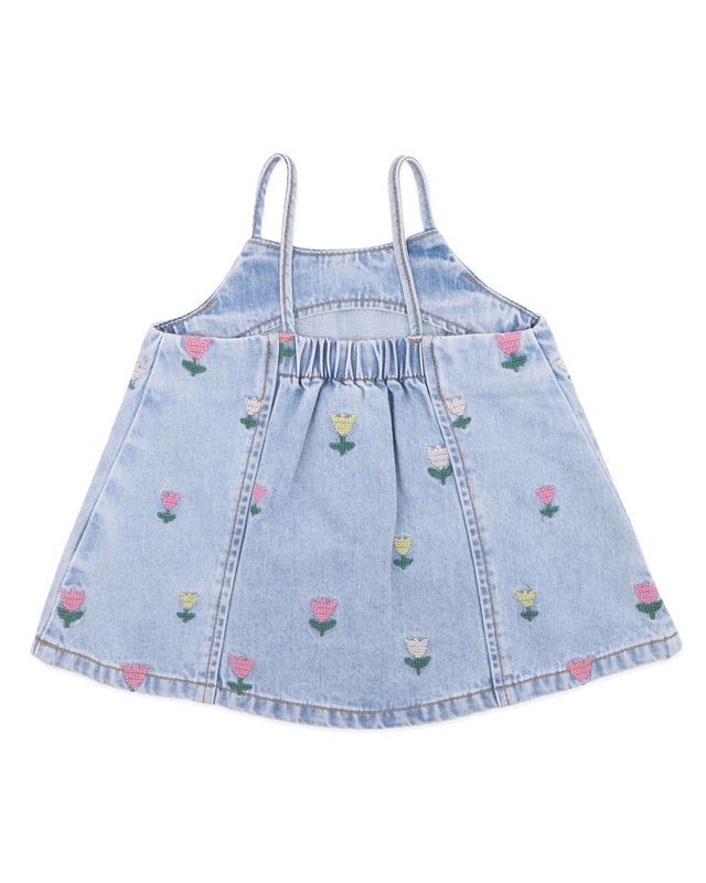 Sundae Denim Tulip Dress