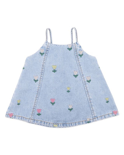 Sundae Denim Tulip Dress