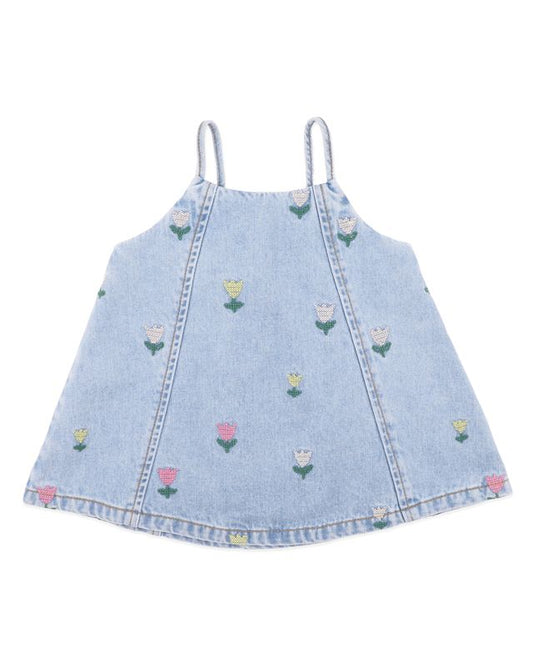 Sundae Denim Tulip Dress