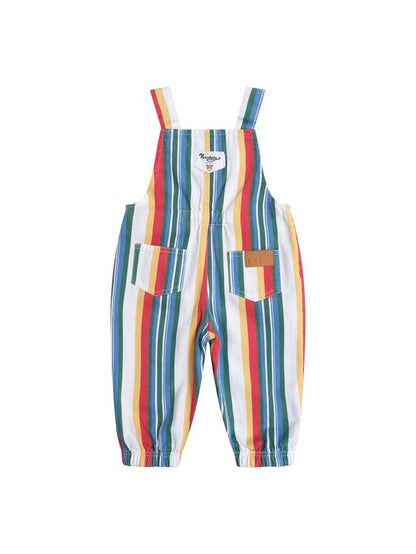 Vintage Stripe Overalls