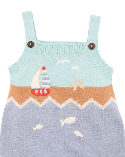 Max Organic Hand Embroidered Knitted Bodysuit