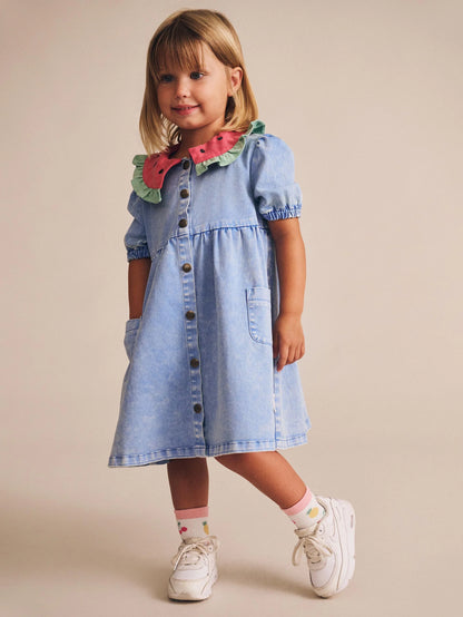 I Carried A Watermelon Denim Dress