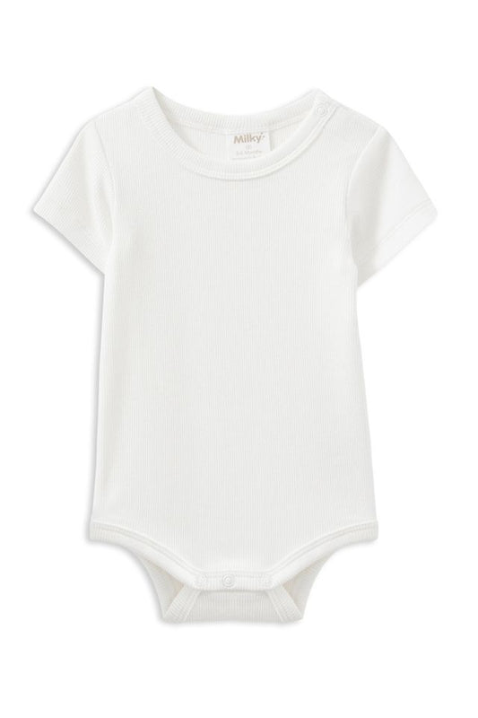 White Rib Bubbysuit