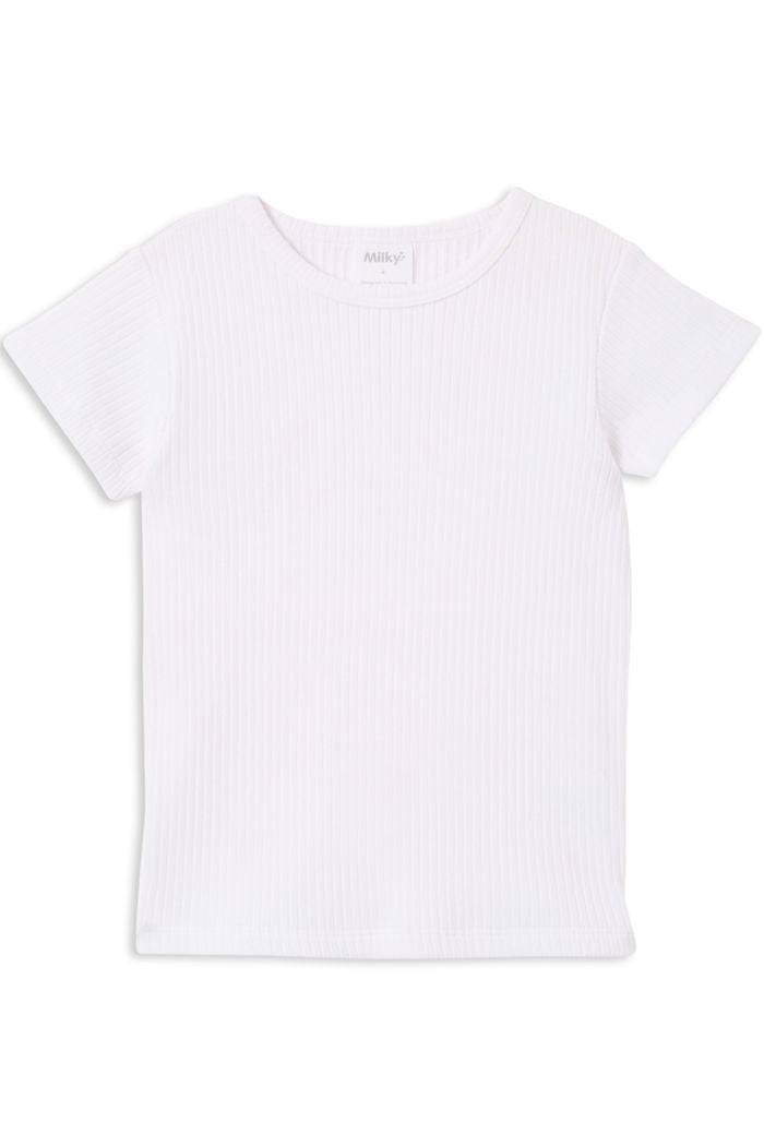 White Rib Tee