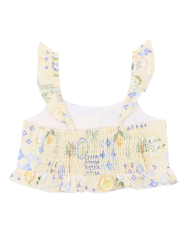Piccolina Shirred Frill Top
