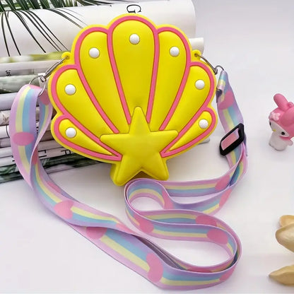 Silicone Clam Handbag