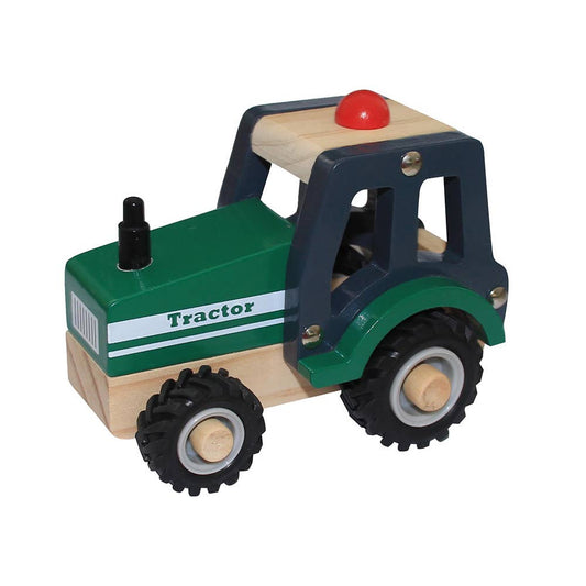 Wooden Toy - Green Tractor