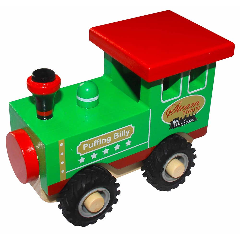 Wooden Toy - Green Train